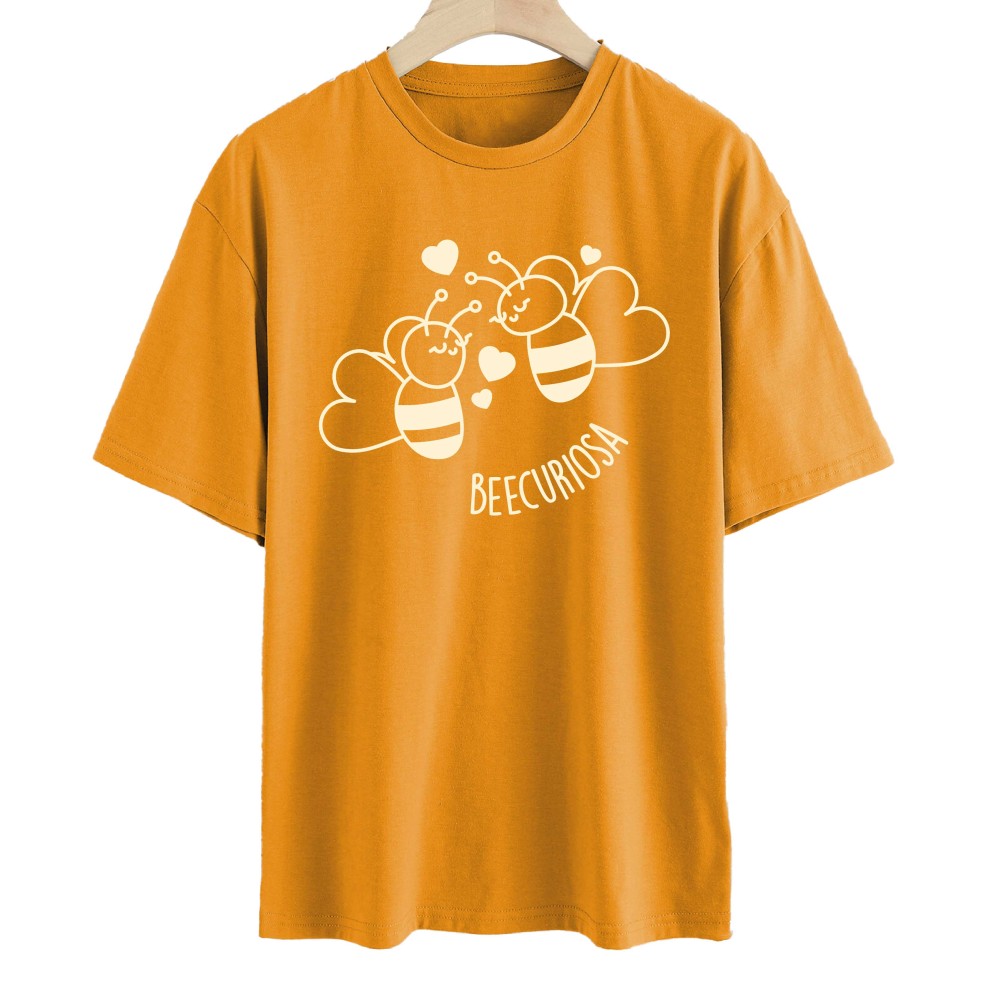 Camiseta BeeCuriosa - Amarela