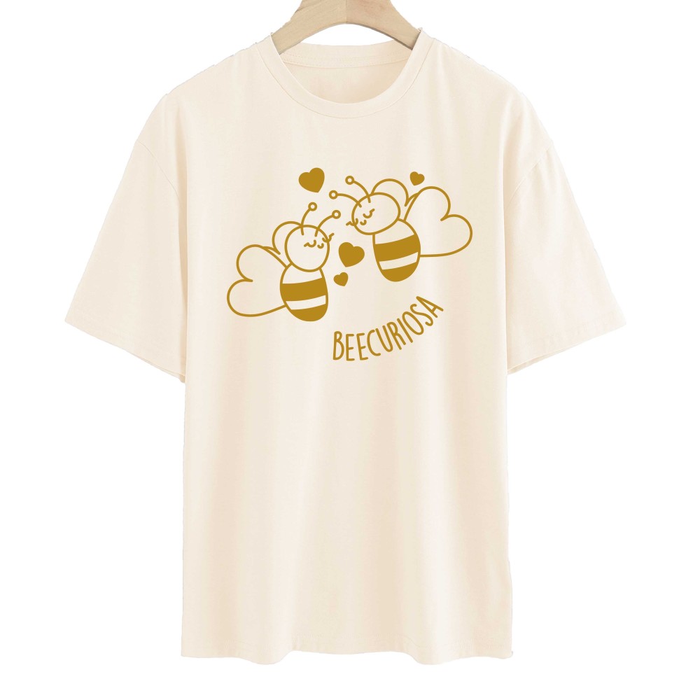 Camiseta BeeCuriosa - Off White