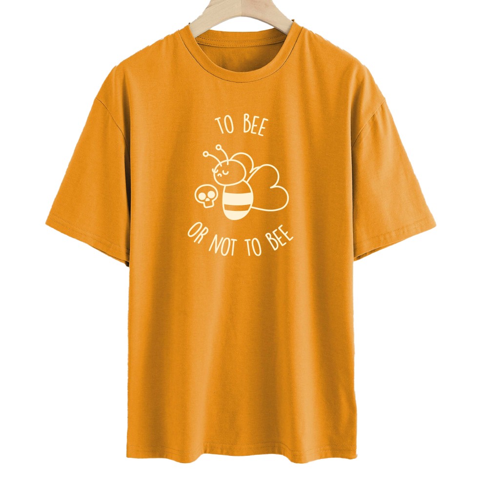 Camiseta To Bee Or Not To Bee - Amarela